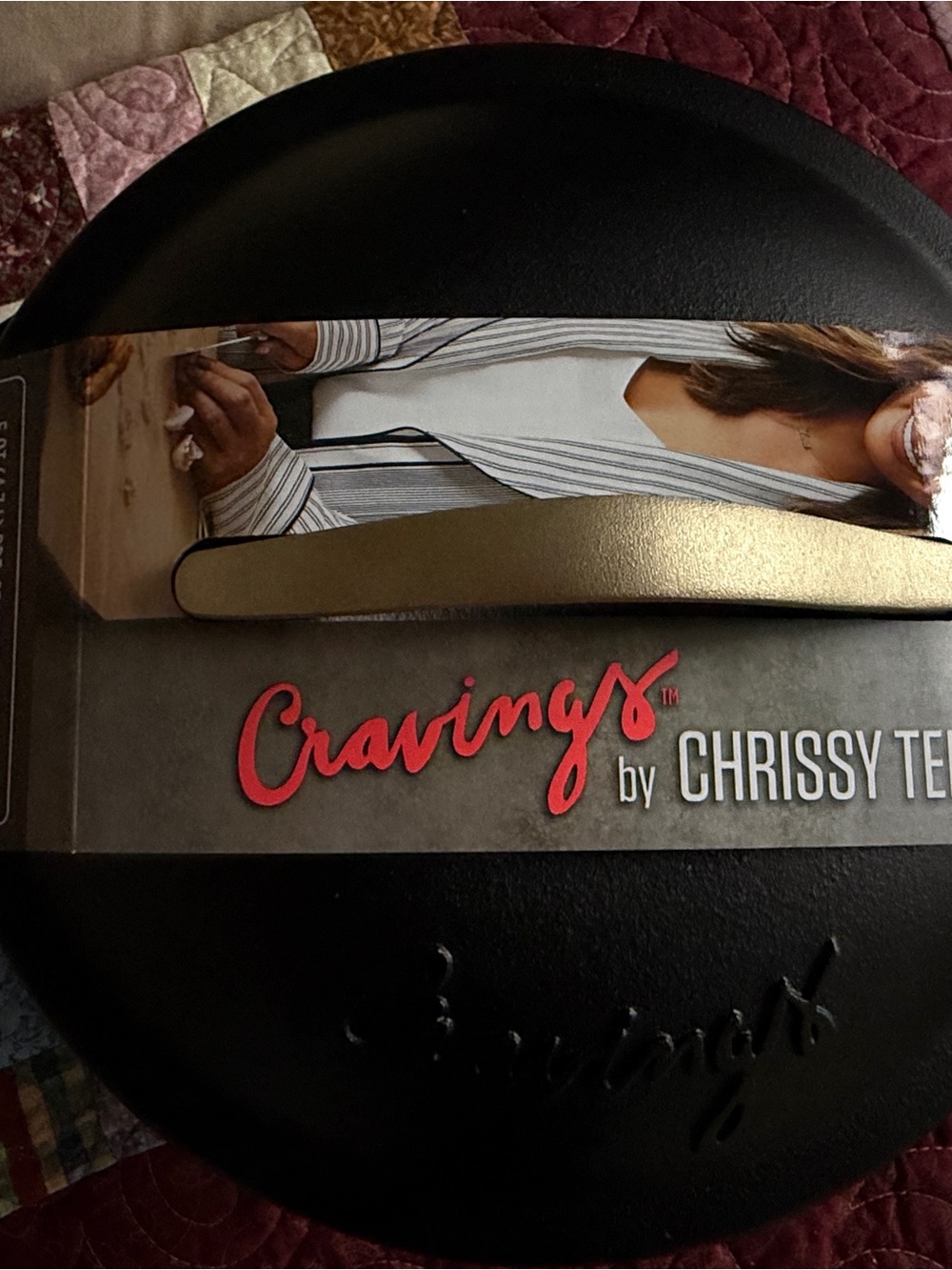 Cravings by Chrissy Teigen Black Cast Iron Grill Pan